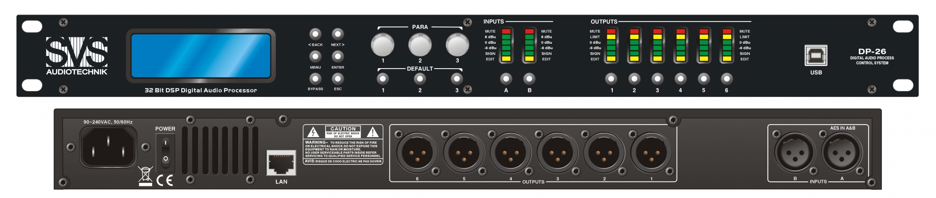SVS Audiotechnik DP-26 Цифровой процессор: 2 входа 6 выходов в Красноуфимске