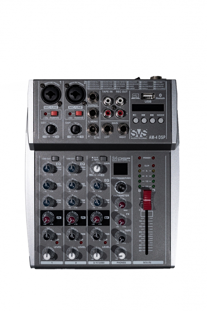 SVS Audiotechnik mixers AM-4 DSP Аналоговый микшерный пульт, 4-канала в Красноуфимске