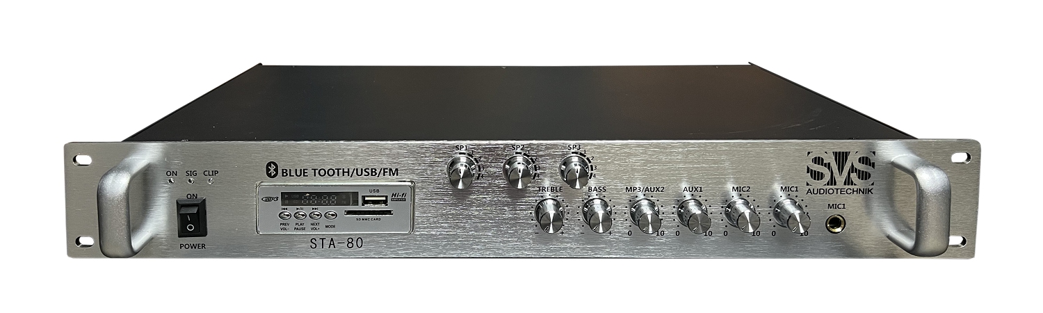 SVS Audiotechnik STA-80 Микшер-усилитель для систем Public Address в Красноуфимске