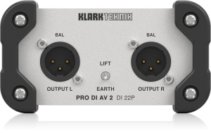 Klark Teknik DI 22P пассивный стерео директ-бокс в Красноуфимске